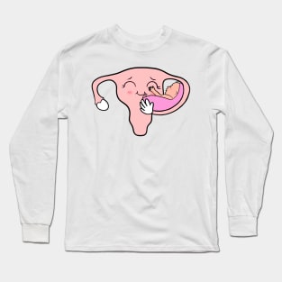 Pregnant uterus Long Sleeve T-Shirt